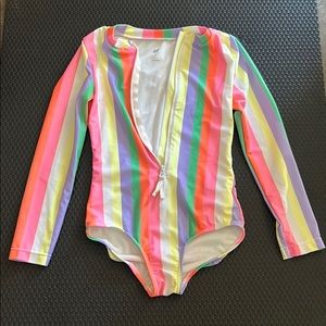 Gap kids one piece long sleeve swimsuit